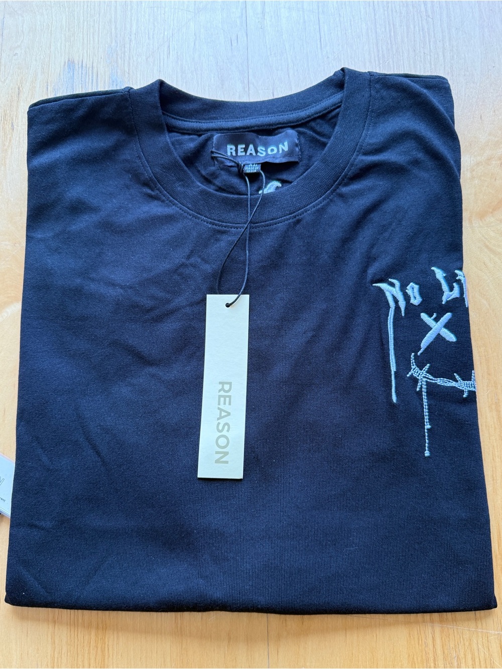 NWT Reason Just Legends Embroidered Graphic Tee Black Men’s 2XL